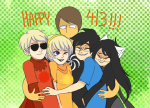 andrew_hussie beta_kids breath_aspect crying dave_strider dogtier godtier heir hug jade_harley john_egbert knight light_aspect rose_lalonde seer space_aspect time_aspect waste witch wonk yazz rating:Safe score:3 user:sync
