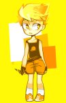 casual dirk_strider fashion freckles milkayway no_glasses solo strong_tanktop rating:Safe score:1 user:Pie