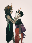 ancest body_modification charlie dancestors doublerainbow dream_ghost gash_sash kanaya_maryam maryams porrim_maryam redrom shipping rating:Safe score:11 user:sync