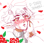 crying dave_strider deer-dearest flowers head_out_of_frame headshot homosuck karkat_vantas red_knight_district redrom shipping spookysource rating:Safe score:12 user:Chocoboo