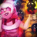 alcohol cover_art cycli famished_ruffians meowcats pumpkin roxy_lalonde starter_outfit rating:Safe score:16 user:sync