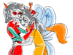 godtier hug legislacerator_suit light_aspect milkwhiterabbit redrom scourge_sisters shipping terezi_pyrope thief vriska_serket rating:Safe score:3 user:Edfan32