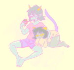 food nepeta_leijon no_glasses no_hat scratch_and_sniff terezi_pyrope terribleclaw rating:Safe score:2 user:Pie