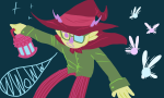 dandy eridan_ampora hat limited_palette solo word_balloon rating:Safe score:1 user:sync