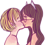 dogtier guns_and_roses headshot jade_harley kiss profile rose_lalonde shipping starreverie rating:Safe score:3 user:sync