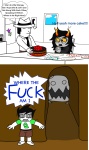 2025 cake comic dad fullres john_egbert lusus spidermom starter_outfit text thought_balloon transparent vriska_serket wan90645 word_balloon rating:Safe score:8 user:Doc_(frigidDoctoratus)