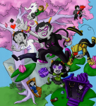 andrew_hussie aranea_serket body_modification broken_source clubs codtier cronus_ampora dancestors diamond dragon_cane dragon_cape dream_ghost exposition_booth gamzee_makara grubs heart karkat_vantas kopii-zelas kurloz_makara lusus makaras meenah_peixes meulin_leijon midair mituna_captor seahorsedad sepulchritude_shirt skateboard spade terezi_pyrope that_one_grub the_finger trees rating:Safe score:17 user:ploe