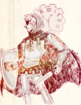 dave_strider fancytier godtier knight kristall-droppar limited_palette lineart non_canon_design solo time_aspect rating:Safe score:2 user:sync