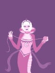 crown dreamself lalondite limited_palette rose_lalonde solo yarn rating:Safe score:2 user:sync