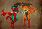 2012 blood cakes-and-carpets crying dragon_cane godtier gore impalement legislacerator_suit light_aspect no_glasses scourge_sisters terezi_pyrope thief vriska_serket rating:Safe score:6 user:Jogn_Ehbert