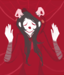 aradia_megido godtier maid monochrome slaves solo time_aspect rating:Safe score:1 user:Pie