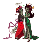 brigriv chainsaw dancestors dream_ghost flower_crown flowers gash_sash heart kanaya_maryam maryams porrim_maryam rating:Safe score:4 user:sync