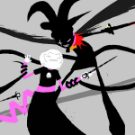 2024 black_squiddle_dress dr_zamn fullres jack_noir jackspers_noirlecrow jaggy_lines jewelry queen's_ring rose_lalonde scars sovereign_slayer strife thorns_of_oglogoth rating:Safe score:6 user:offkilterkeys