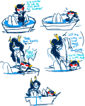 2013 bathing broken_source comic fullres scourge_sisters summer swimsuit terezi_pyrope text vriska_serket word_balloon yt rating:Safe score:17 user:Pie
