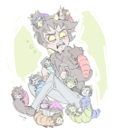 alternians aradia_megido diabetes equius_zahhak eridan_ampora feferi_peixes gamzee_makara grubs kanaya_maryam karkat_vantas multiple_personas nepeta_leijon sketch sollux_captor tavros_nitram terezi_pyrope vriska_serket xamag rating:Safe score:12 user:sync
