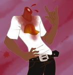 blood decapitation dirk_strider dosopod gore solo starter_outfit rating:Questionable score:2 user:saigner
