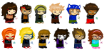 2012 alternians aradia_megido cat_hat equius_zahhak eridan_ampora feferi_peixes freckles fullres gamzee_makara headphones humanized jaggy_lines kanaya_maryam karkat_vantas nepeta_leijon sleuthinglicorice sollux_captor tavros_nitram terezi_pyrope vriska_serket zodiac_symbol rating:Safe score:2 user:sync