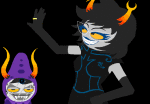 2026 animated aranea_serket bard dancestors frigiddoctoratus fullres gamzee_makara godtier jaggy_lines mind_control mindfang_dress pastiche rage_aspect ring_of_life scars rating:Safe score:6 user:Doc_(frigidDoctoratus)