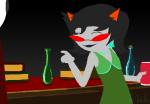 2025 aspect_symbol beverage body_modification book dave_strider fashion fullres head_out_of_frame image_manipulation jaggy_lines mind_aspect rotomartsblog terezi_pyrope rating:Safe score:5 user:Ro-Tom_Art