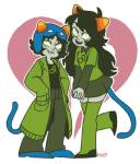 dancestors dream_ghost freckles heart karkinophile leijons meulin_leijon nepeta_leijon rating:Safe score:7 user:Pie