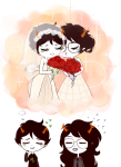 blush flowers heart kanaya_maryam kiss redrom request shipping spidermoth the-strider-squad thought_balloon vriska_serket rating:Safe score:10 user:Pie