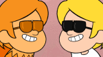 animated bromance crossover dave_strider davesprite fistbump gravity_falls itsthesmuppetshowww sprite starter_outfit rating:Safe score:0 user:sync