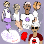 art_dump book kidswap rose_lalonde sermna solo starter_outfit thorns_of_oglogoth word_balloon rating:Safe score:3 user:Pie