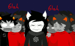 2013 animated aviarei dancestors dogtier dream_ghost godtier jade_harley kankri_vantas karkat_vantas punstuck space_aspect vantases witch rating:Safe score:3 user:Chocoboo