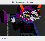 2012 amputation blood eridan_ampora fullres image_manipulation jaggy_lines solo starter_outfit tentativeundertaker text rating:Safe score:4 user:sync