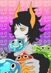 :o) crossover dragon_quest gamzee_makara mihirahira solo rating:Safe score:0 user:sync