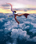 2012 bina breath_aspect clouds dave_strider godtier hammertime heart heir john_egbert kiss knight redrom shipping time_aspect rating:Safe score:12 user:bina