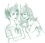 2012 body_modification dancestors doublerainbow felicitousartisan kanaya_maryam maryams monochrome porrim_maryam rainbow_drinker starter_outfit rating:Safe score:4 user:Elfaleon