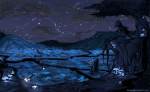 clouds consorts land_of_wind_and_shade lands paveffer salamanders stars wallpaper rating:Safe score:12 user:sync