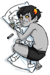 adorabloodthirsty barefoot crying karkat_vantas redrom shipping snowstucked solo terezi_pyrope undergarments valentinestuck rating:Questionable score:11 user:Chocoboo