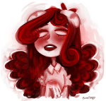 2013 aradia_megido aradiasprite fullres headshot monochrome solo sprite zamii070 rating:Safe score:3 user:Nyre