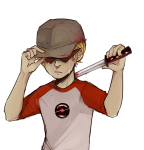 ballcap blood cheese3d crying dave_strider red_baseball_tee sadstuck solo unbreakable_katana rating:Safe score:13 user:Pie