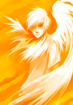 crying davesprite limited_palette monochrome no_glasses oranges-lemons solo sprite rating:Safe score:2 user:sync