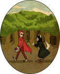 clouds crossover dave_strider dogtail dogtier godtier haru-minna jade_harley knight little_red_riding_hood smuppets space_aspect time_aspect trees witch rating:Safe score:2 user:sync