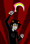 2011 animated homes_smell_ya_later karkat_vantas panel_redraw solo starter_outfit xamag rating:Safe score:13 user:sync