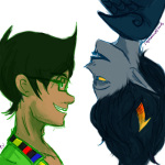 ancestral_awakening cairo_overcoat digidestined jake_english near_kiss profile raptorious shipping upside_down vriska_serket rating:Safe score:2 user:sync