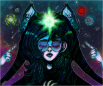 cover_art dogtier godtier jade_harley kiippu pixel planets solo stars witch rating:Safe score:4 user:sync