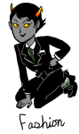fashion kanaya_maryam kneeling solo source_needed sourcing_attempted suit rating:Safe score:1 user:sync