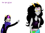 2011 crying eridan_ampora feferi_peixes scarf solarsign starter_outfit text rating:Safe score:1 user:sync