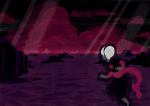 black_squiddle_dress clouds cover_art grimdark land_of_light_and_rain rose_lalonde solo yapoos rating:Safe score:14 user:sync