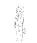 grayscale lineart rose_lalonde sketch solo source_needed sourcing_attempted suit rating:Safe score:1 user:sync