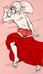 barefoot broken_source dave_strider kayotics no_shirt on_stomach sleeping solo undergarments rating:Questionable score:1 user:sync