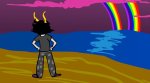 back_angle double_rainbow gamzee_makara meme myluckyseven ocean rainbow solo rating:Safe score:3 user:sync