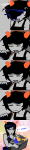  ! 2026 ? au blush casual comic equius_zahhak fullres headshot heart image_manipulation nepeta_leijon no_hat pajamas rule63 stars sweat text undergarments unhomelystuck word_balloon 