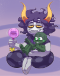  2018 babies barefoot calliope fullres gamzee_makara scars sitting sketchoodles starter_outfit text 