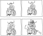  animals animated comic diabetes frogs grayscale solo source_needed sourcing_attempted tavros_nitram wheelchair 